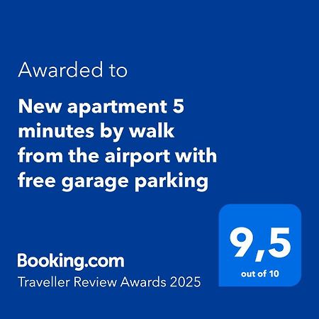 New Air-Conditioned Apartment 5 Minutes By Walk From The Airport With Free Garage Parking Bratislava Eksteriør billede